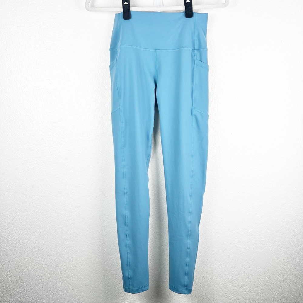 Buff Bunny Blue Active Leggings w Pockets Size Medium